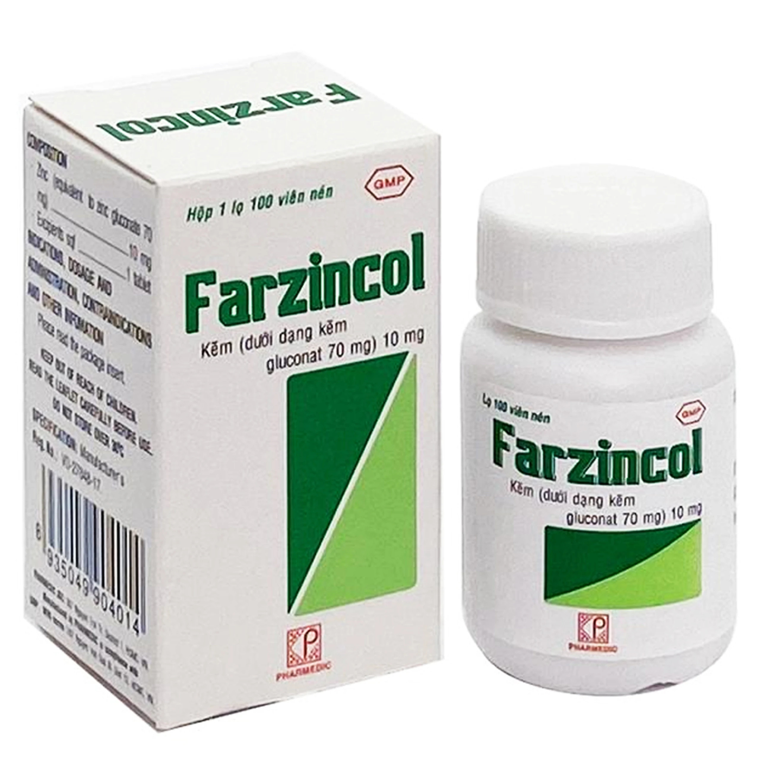 FARZINCOL PMC (H/1LỌ/100V)
