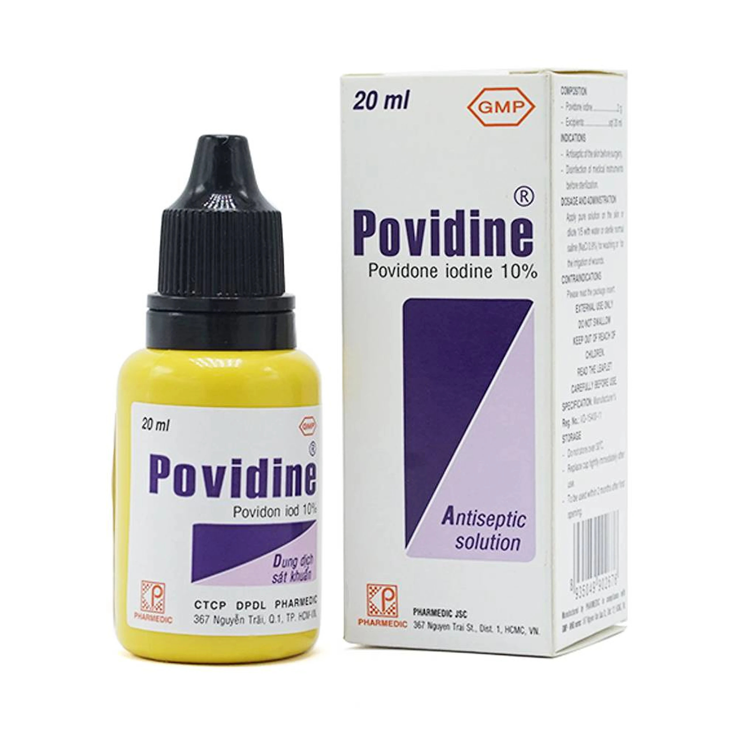 POVIDINE 10% PMC (H/LỌ/20ML)