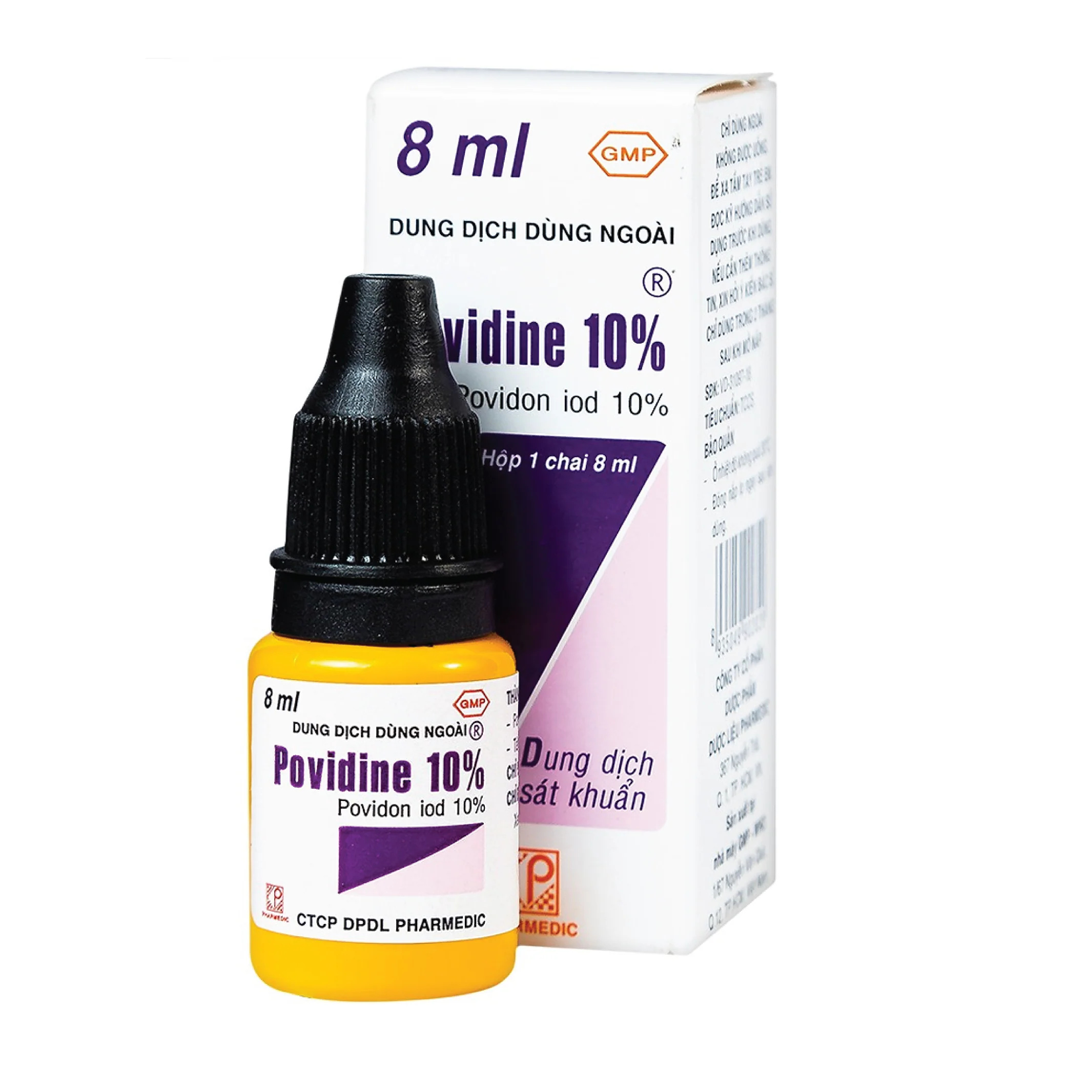 POVIDINE 10% PMC (H/LỌ/8ML)